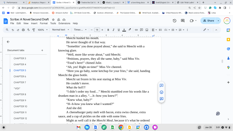 Scribe Excerpt (Miss Viv)